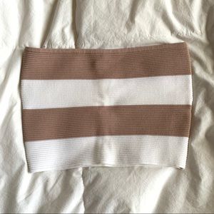 Striped tube top